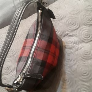 Coach tartan print